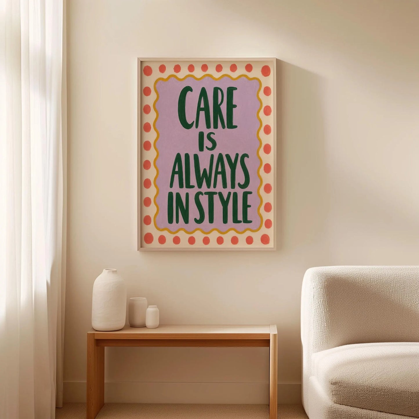 Inspirational Quote Art, Modern Style Wall Decor, Positive Typography